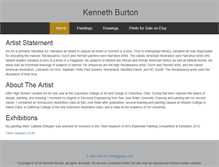 Tablet Screenshot of kennethburtonpaintings.com